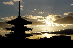 京都、五重塔