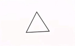 【月曜から夜ふかし/心理テスト】三角形の絵にマルを描き足す